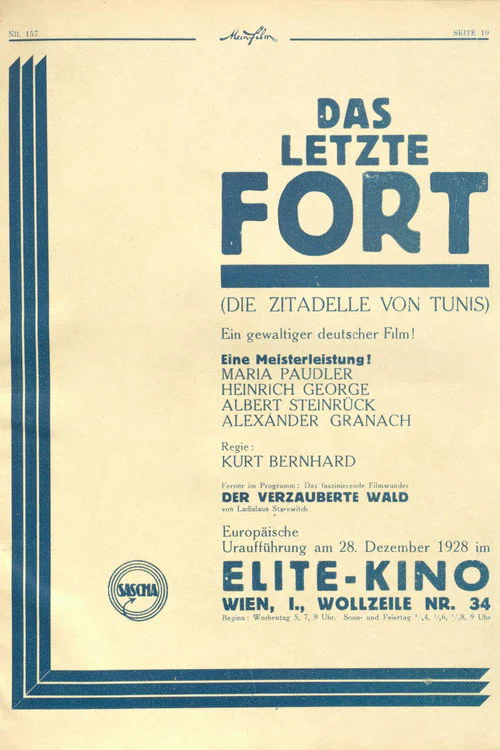 The Last Fort (1928) poster